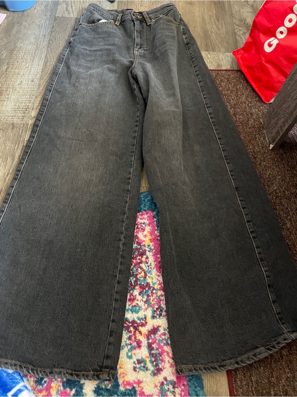 Bdg black wide a wide jeans size 26